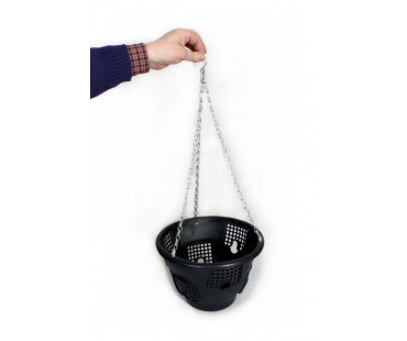 EasyFill ® 26cm (10") Hanging Basket - Black